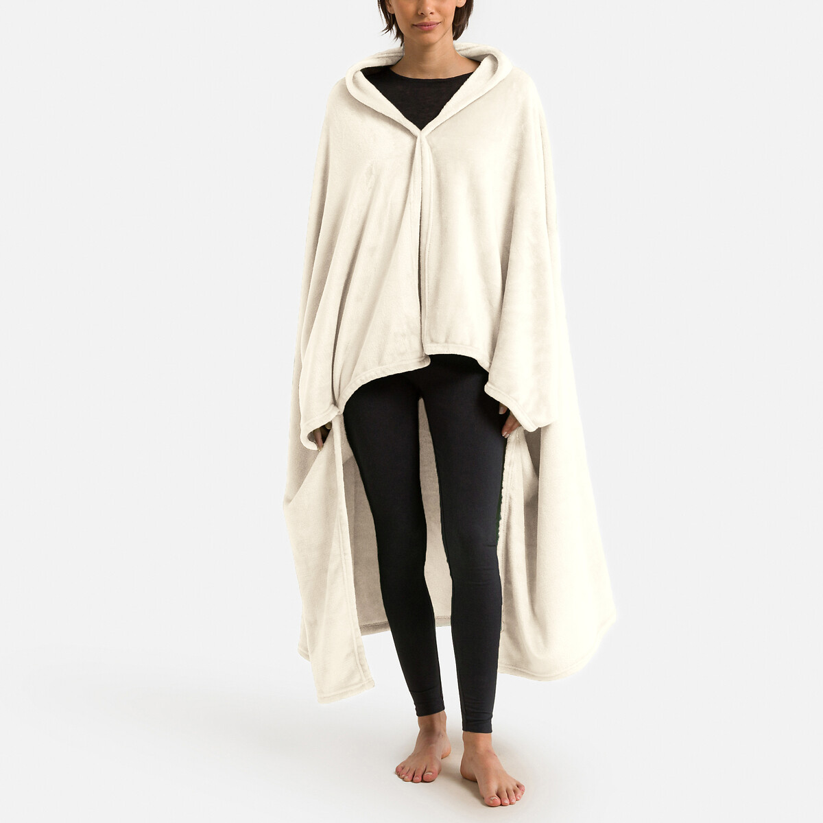 Φλις ριχτάρι με μανίκια από ανακυκλωμένο πολυέστερ 130x170 cm