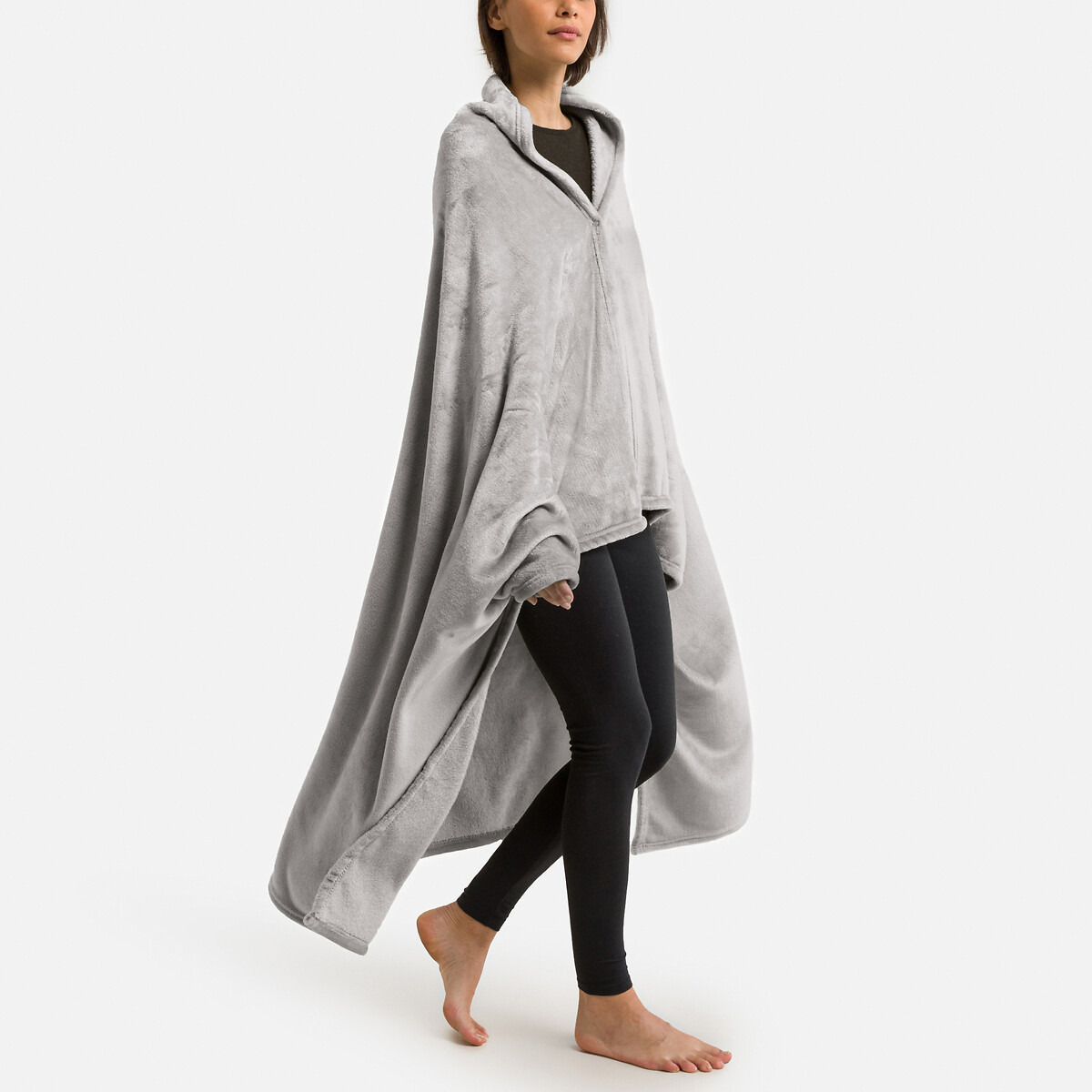 Φλις ριχτάρι με μανίκια από ανακυκλωμένο πολυέστερ 130x170 cm