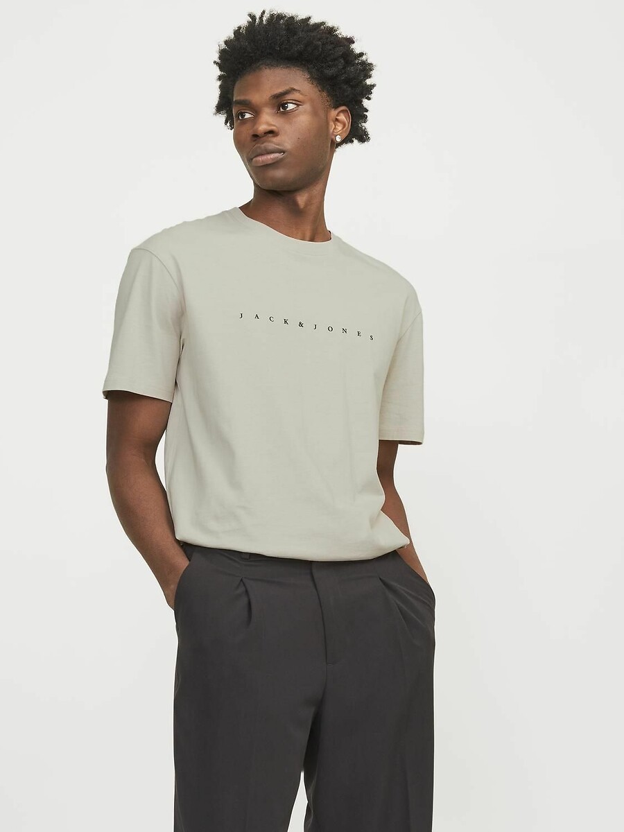 Κοντομάνικο T-shirt με στρογγυλή λαιμόκοψη, Jjestar