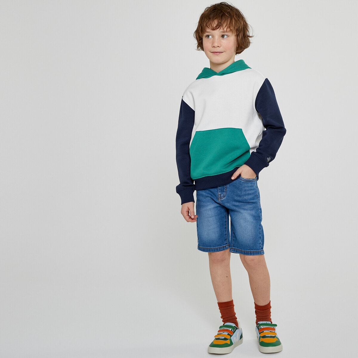La Redoute Collections Ίσια βερμούδα από ντένιμ