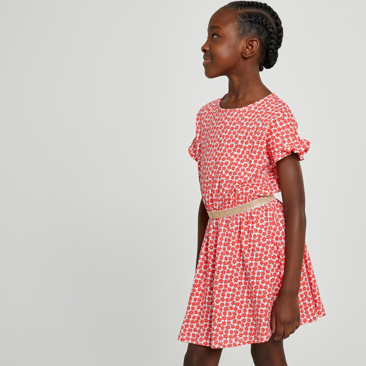 Μόδα > Παιδικά > Κορίτσι > Φορέματα Κοντομάνικο φόρεμα με φλοράλ μοτίβο