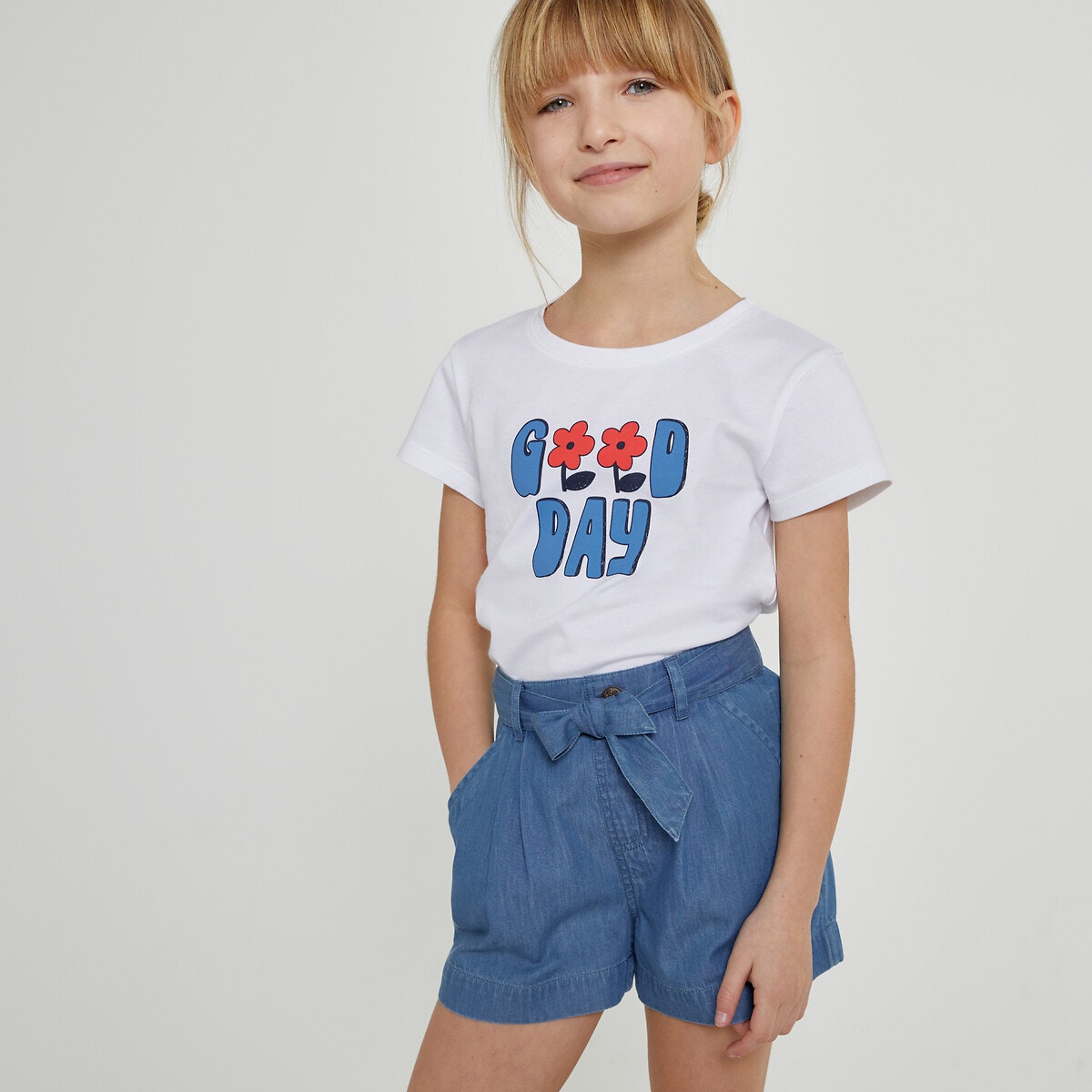 Μόδα > Παιδικά > Κορίτσι > T-shirt, αμάνικες μπλούζες > Κοντομάνικες μπλούζες Κοντομάνικο T-shirt με μήνυμα