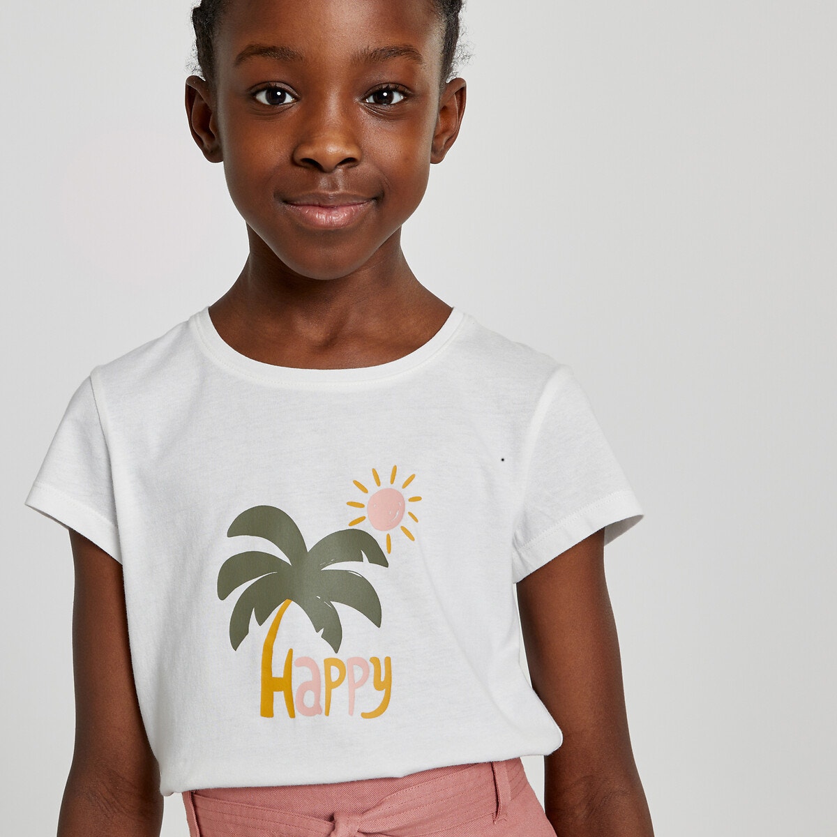 Μόδα > Παιδικά > Κορίτσι > T-shirt, αμάνικες μπλούζες > Κοντομάνικες μπλούζες Σετ 5 T-shirt με στρογγυλή λαιμόκοψη