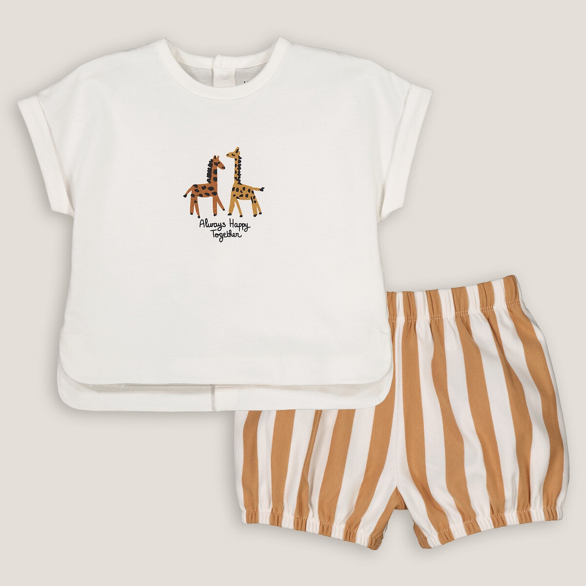 La Redoute Collections Σύνολο μπλούζα και φουφούλα