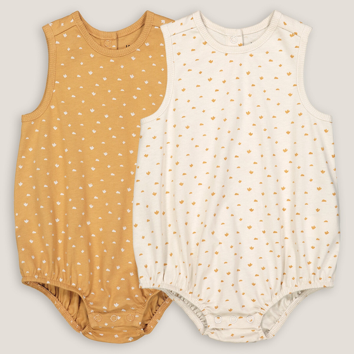 La Redoute Collections Σετ 2 αμάνικα φορμάκια με φουφούλα