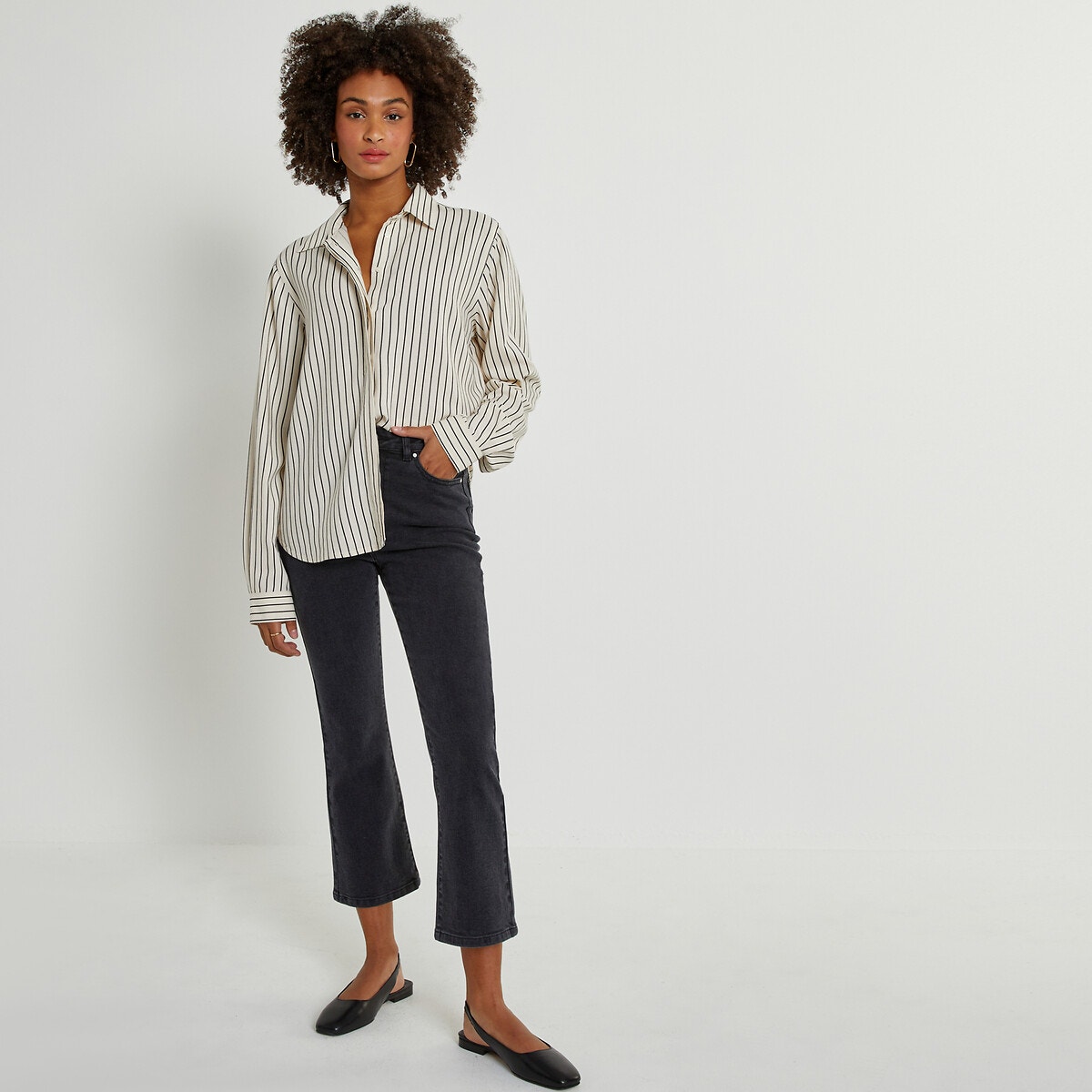 Μακρυμάνικο ριγέ πουκάμισο