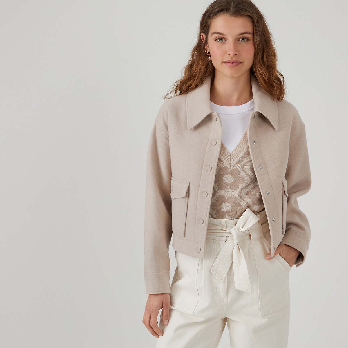 Κοντό παλτό με σούστες