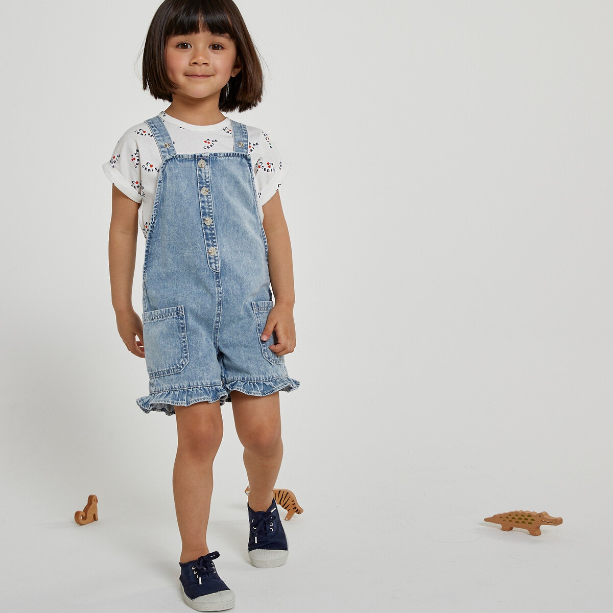 Κοντή τζιν σαλοπέτα