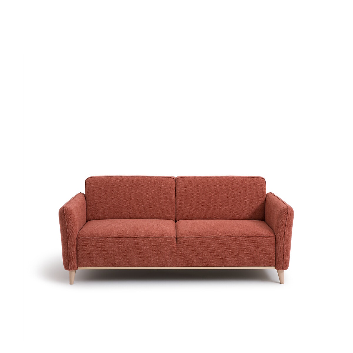 Τριθέσιος καναπές με ταπετσαρία ανάγλυφης ύφανσης Μ83xΠ173xΥ76cm