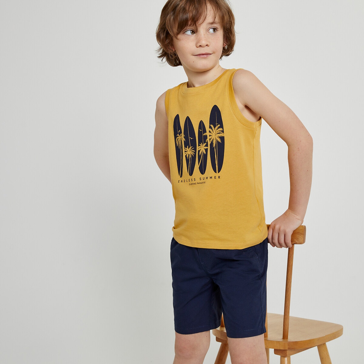 Μόδα > Παιδικά > Αγόρι > T-shirt, πόλο > Αμάνικες μπλούζες Σετ 3 αμάνικες μπλούζες