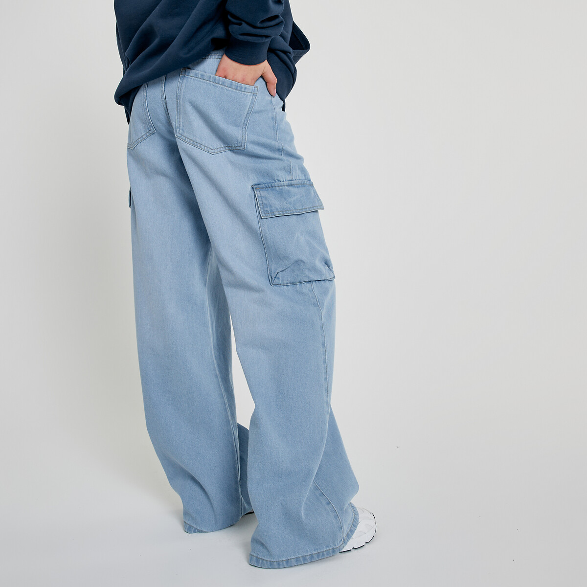 La Redoute Collections Χαμηλόμεσο τζιν cargo