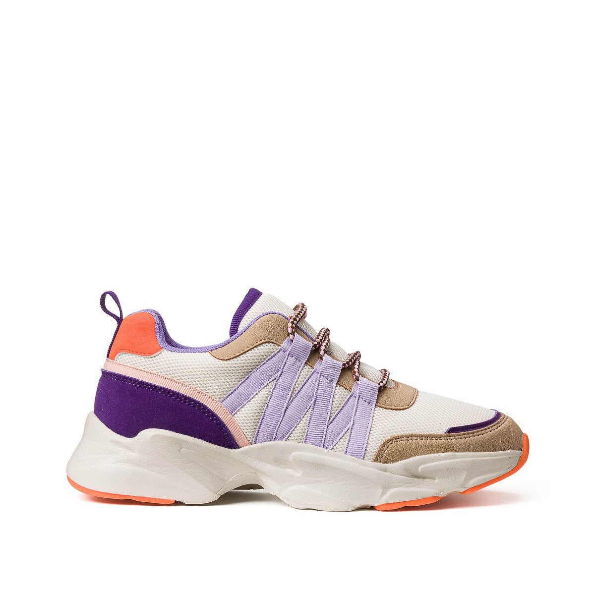 Πολύχρωμα αθλητικά παπούτσια με χοντρή σόλα