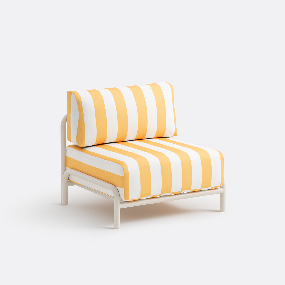 Πολυθρόνα κήπου από μέταλλο Π75xΥ55cm