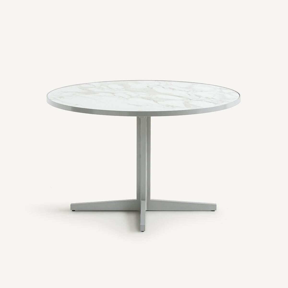 AM.PM Τραπέζι κήπου στρογγυλό από αλουμίνιο Μ120xΠ120xΥ75cm