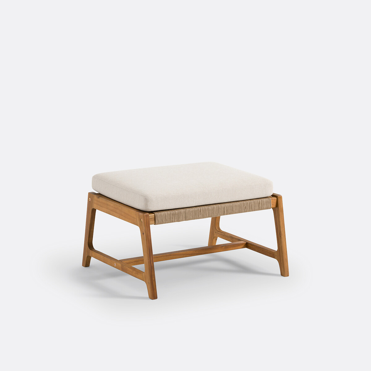 Υποπόδιο κήπου από ξύλο ακακίας Μ60xΠ68xΥ42cm