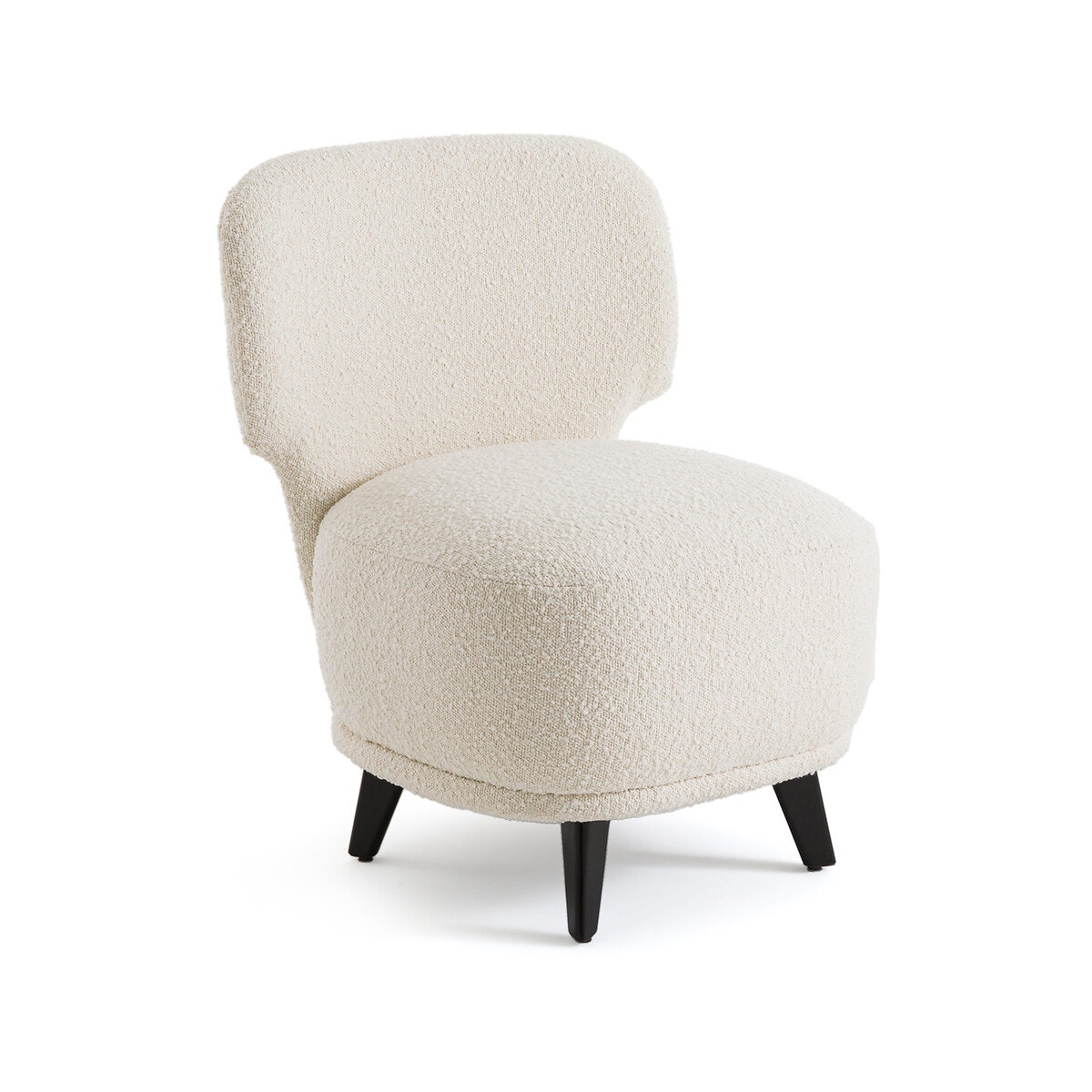 Πολυθρόνα L με μπουκλέ ταπετσαρία Odalie, σχεδίασης E. Gallina