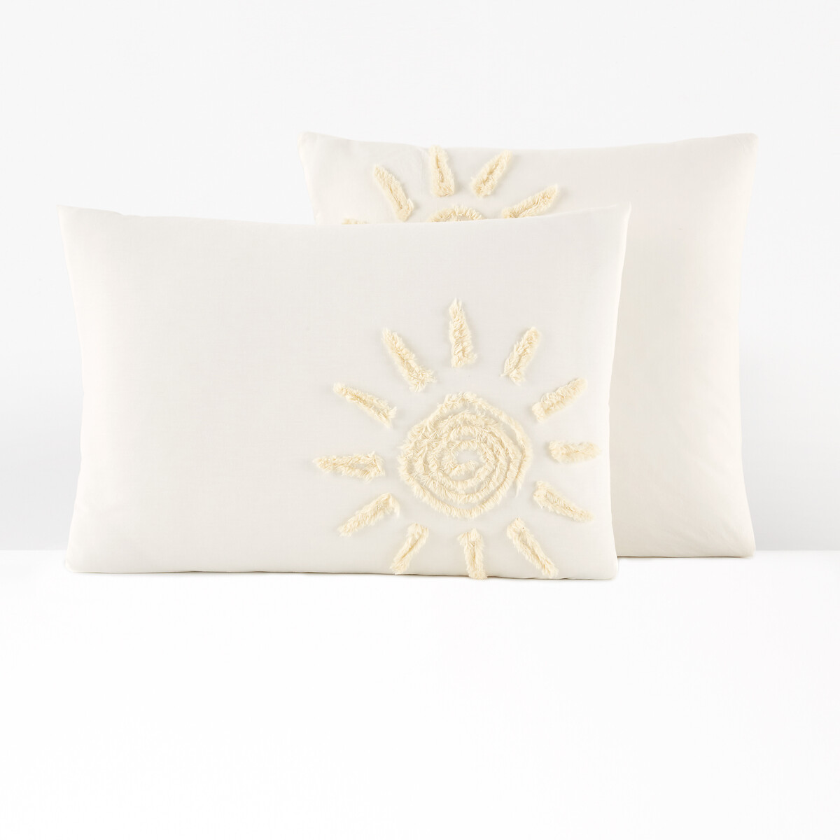 Βαμβακερή μαξιλαροθήκη με ανάγλυφο σχέδιο 50x70 cm