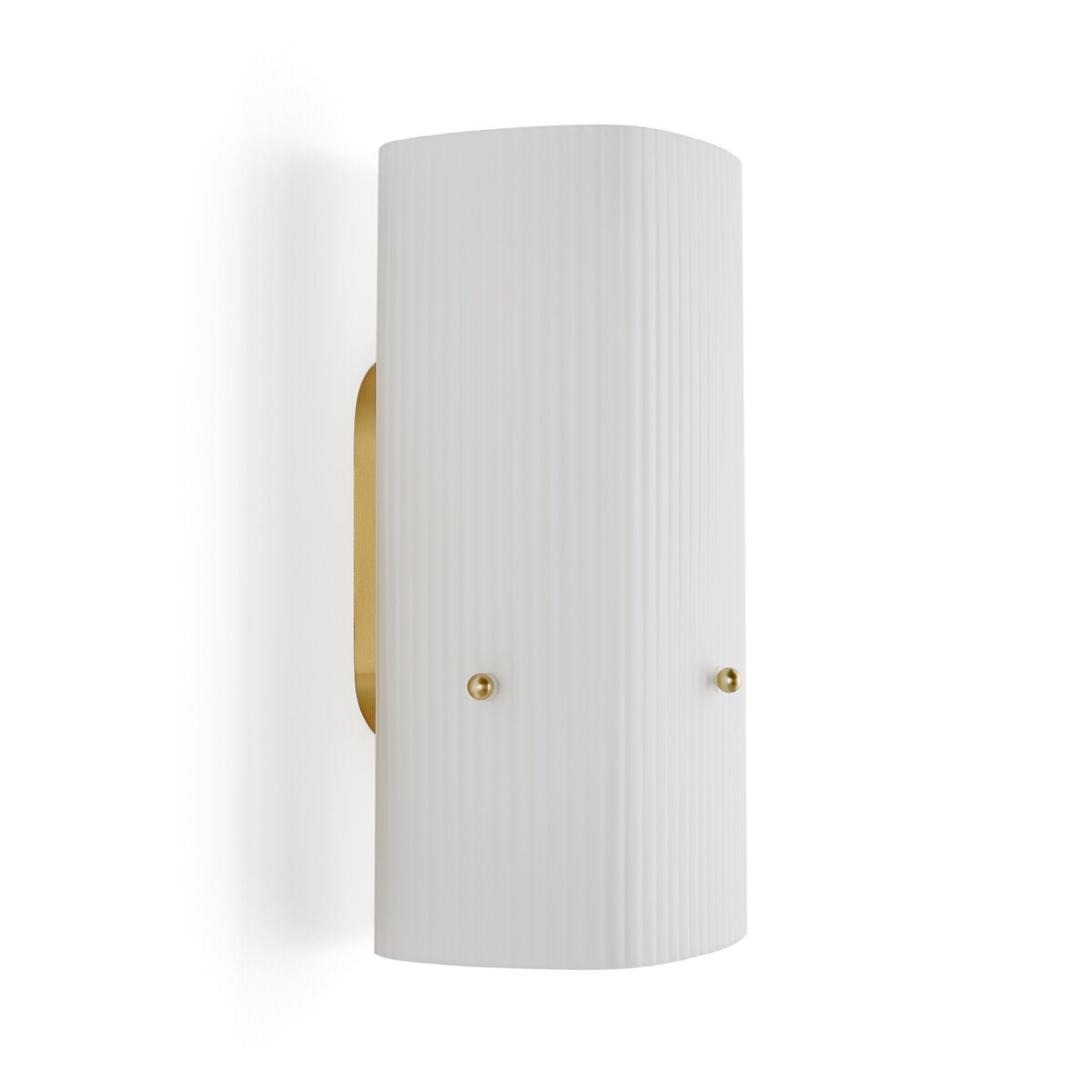 La Redoute Interieurs Απλίκα από μπρούντζο και γυαλί με ραβδώσεις Μ30cm