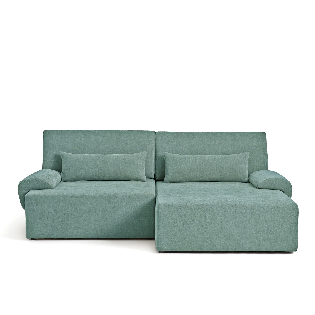 Γωνιακός καναπές-κρεβάτι με ανάγλυφη ταπετσαρία, Maona