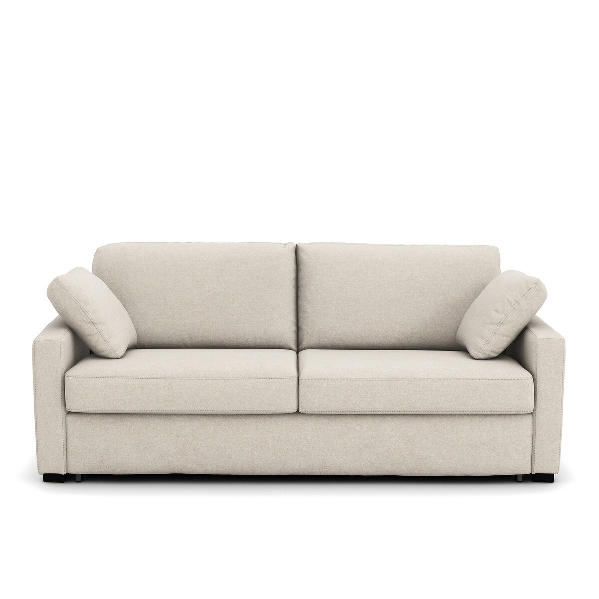 Καναπές-κρεβάτι με ανάγλυφη ταπετσαρία και στρώμα τεχνολογίας Bultex, Timor