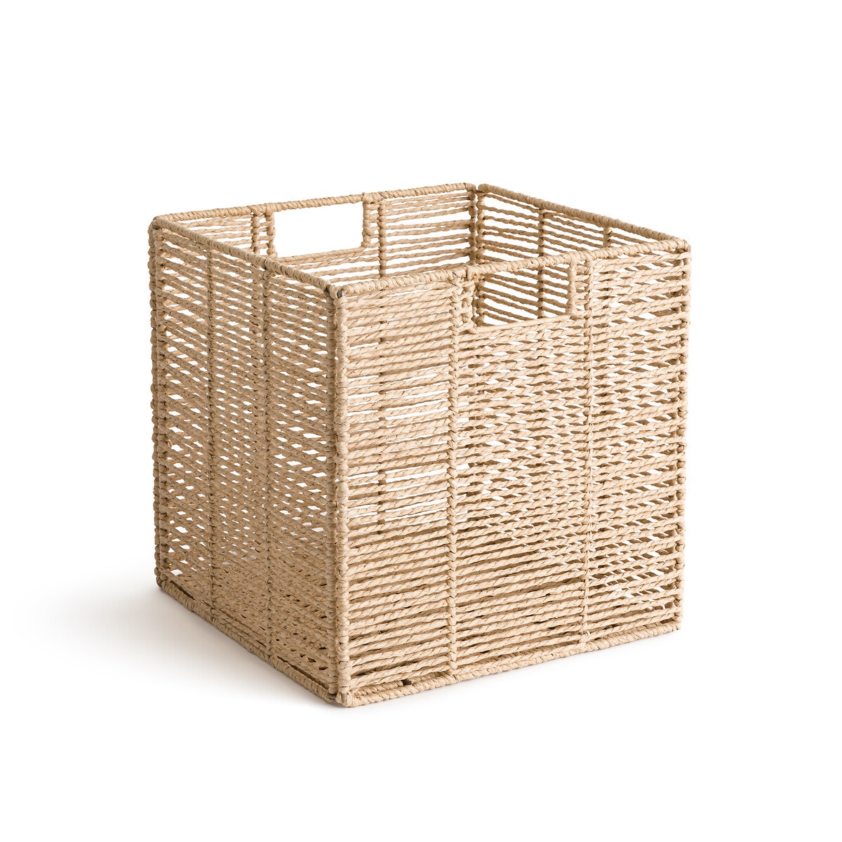 Αναδιπλούμενο καλάθι από πλεγμένο χαρτί