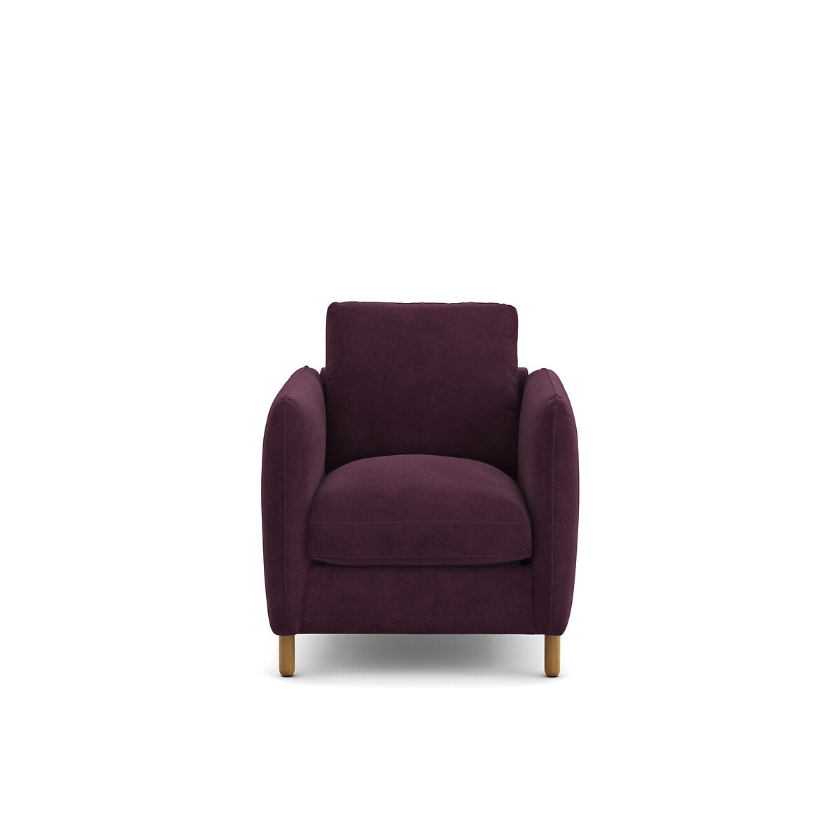 La Redoute Interieurs Πολυθρόνα με βελούδινη ταπετσαρία Μ91xΠ80xΥ86cm