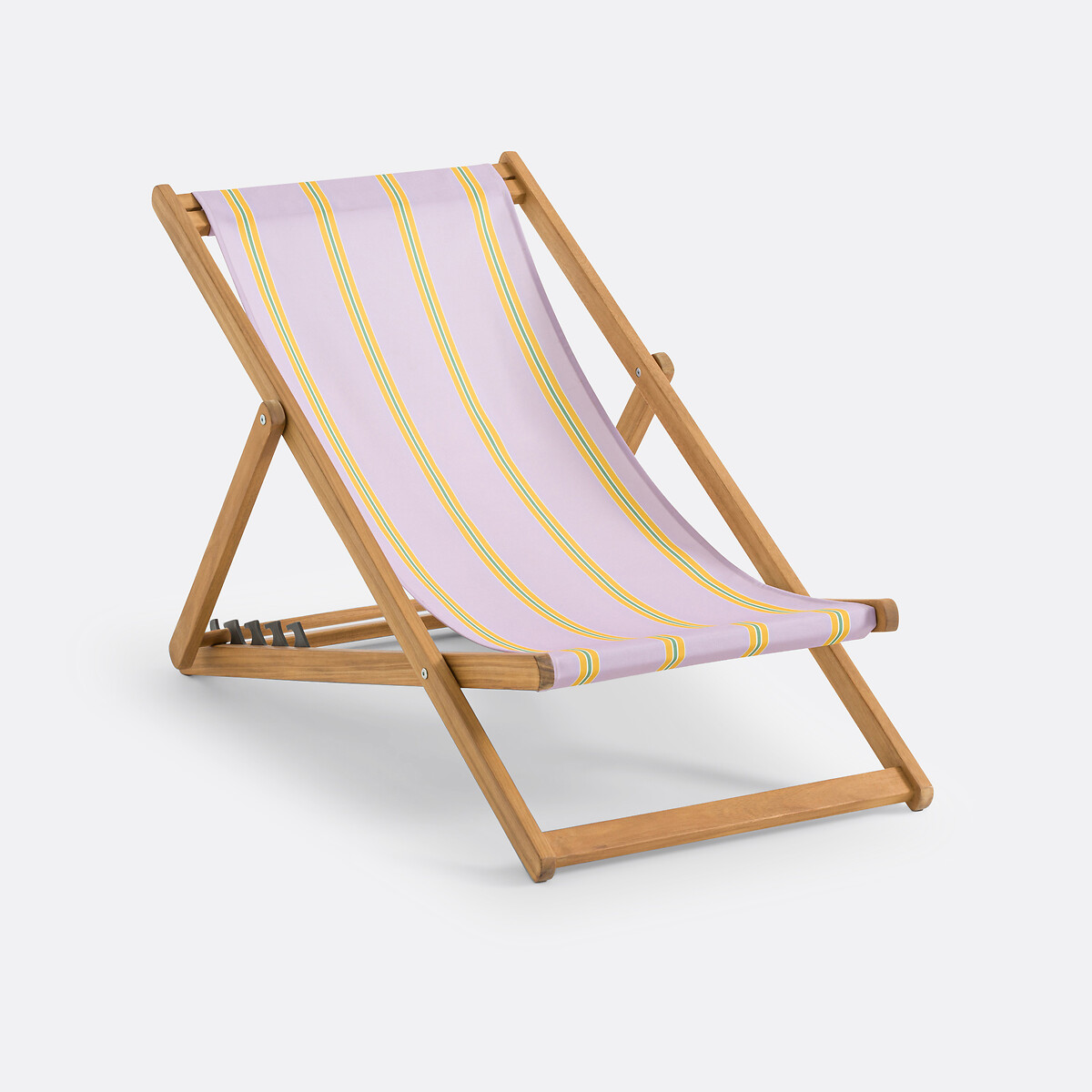 La Redoute Interieurs Σεζλόνγκ από ξύλο ακακίας και ύφασμα Μ97xΥ87cm