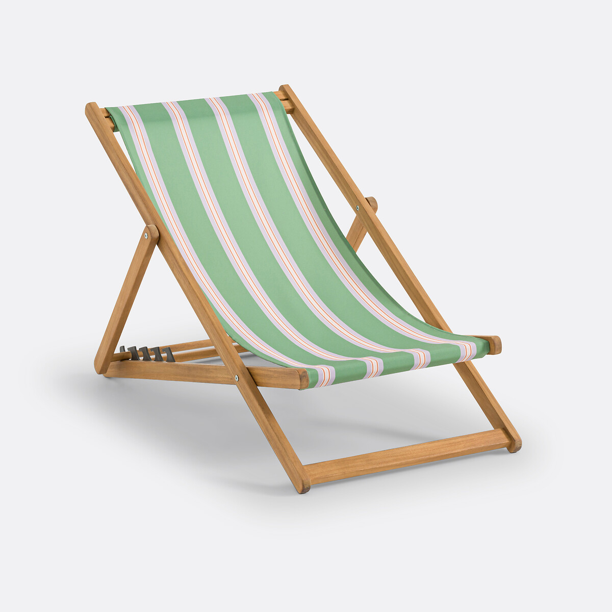 La Redoute Interieurs Σεζλόνγκ από ξύλο ακακίας και ύφασμα Μ97xΥ87cm