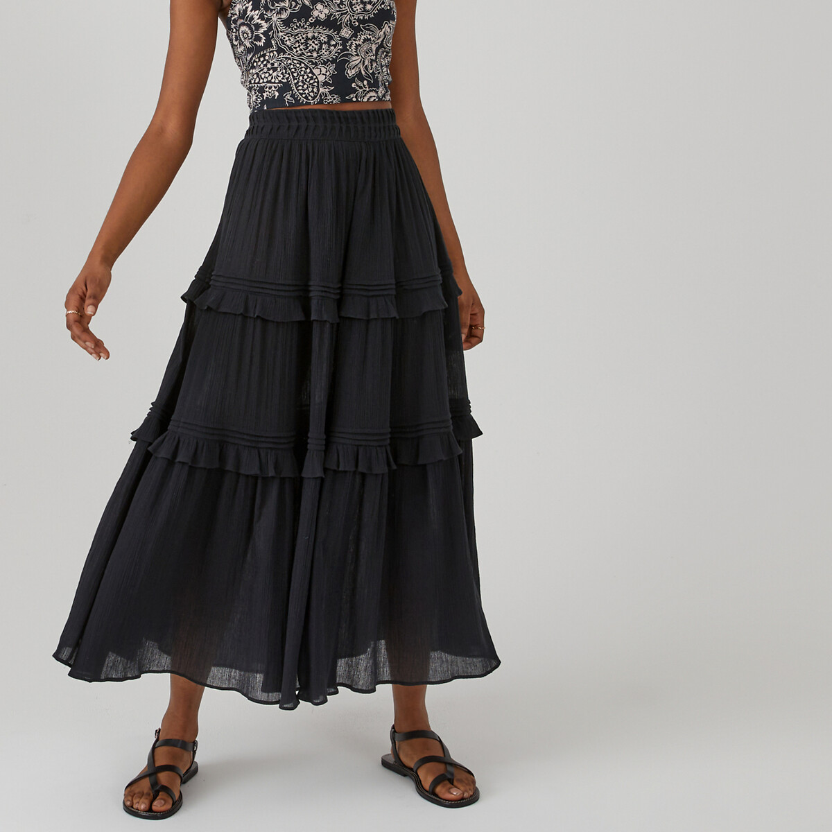 Μακριά φούστα από βαμβάκι