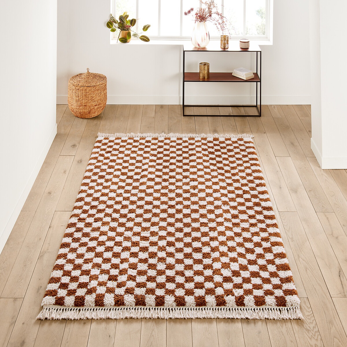 Χαλί με μοτίβο σκακιέρα 160x230 cm Μ160xΠ230cm