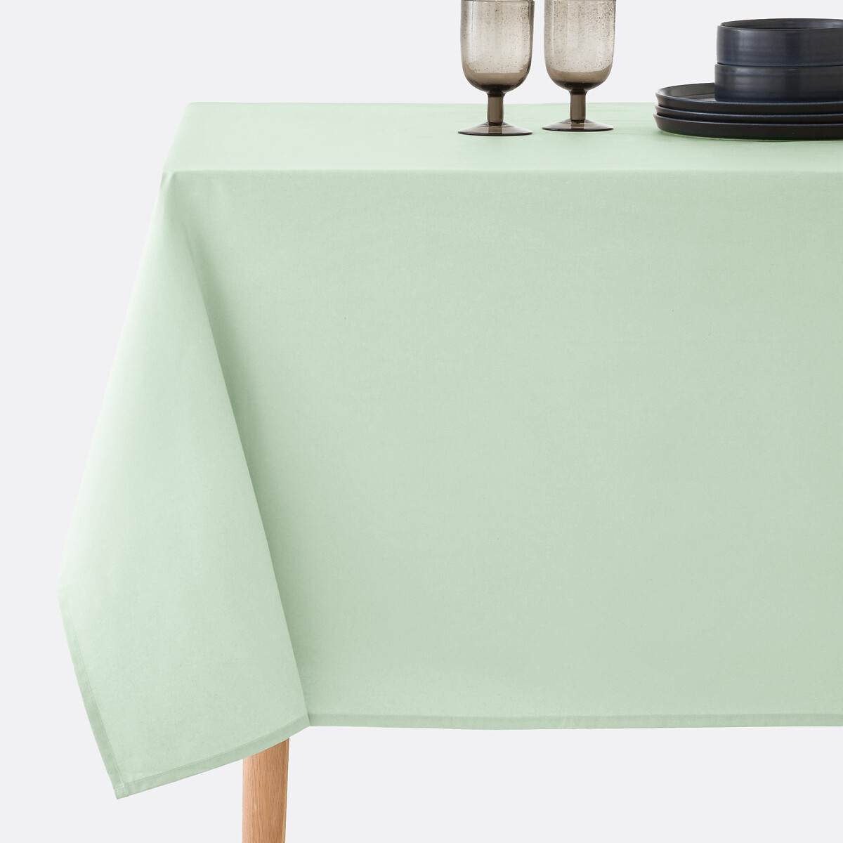 Βαμβακερό τραπεζομάντηλο με απαλή υφή 150x150 cm