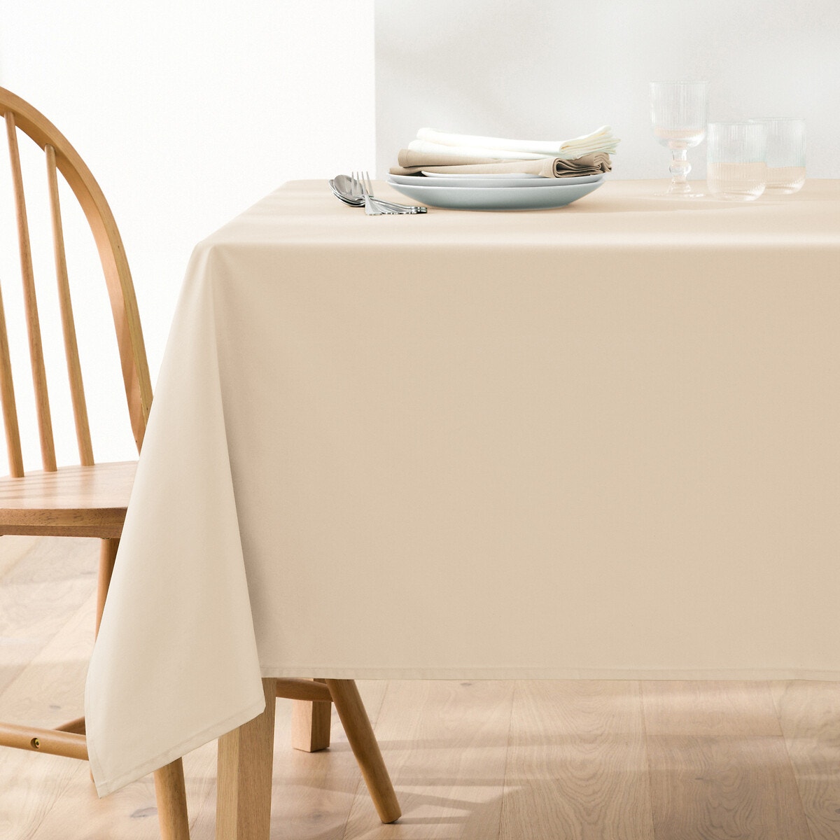 Σπίτι > Λευκά είδη > Κουζίνα > Τραπεζομάντηλα Βαμβακερό τραπεζομάντηλο με απαλή υφή 150x150 cm