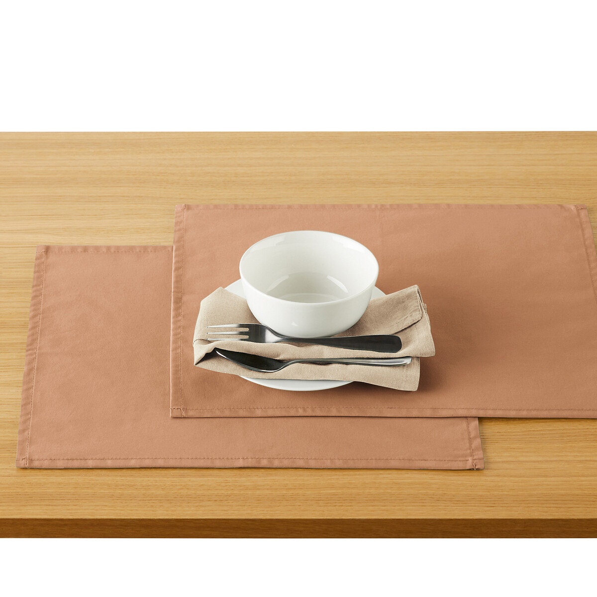 Σετ 2 σουπλά από επικερωμένο βαμβάκι One size