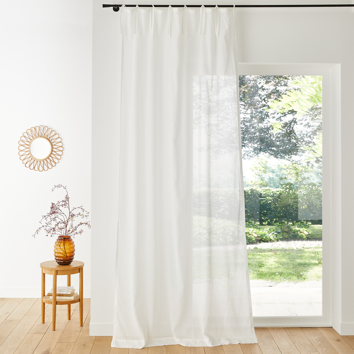 Κουρτίνα με φιογκάκια 180x135 cm