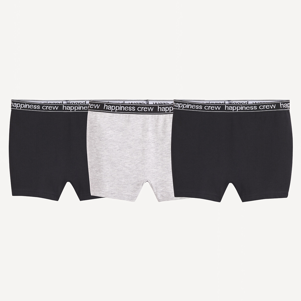 La Redoute Collections Σετ 3 μονόχρωμα βαμβακερά σλιπ