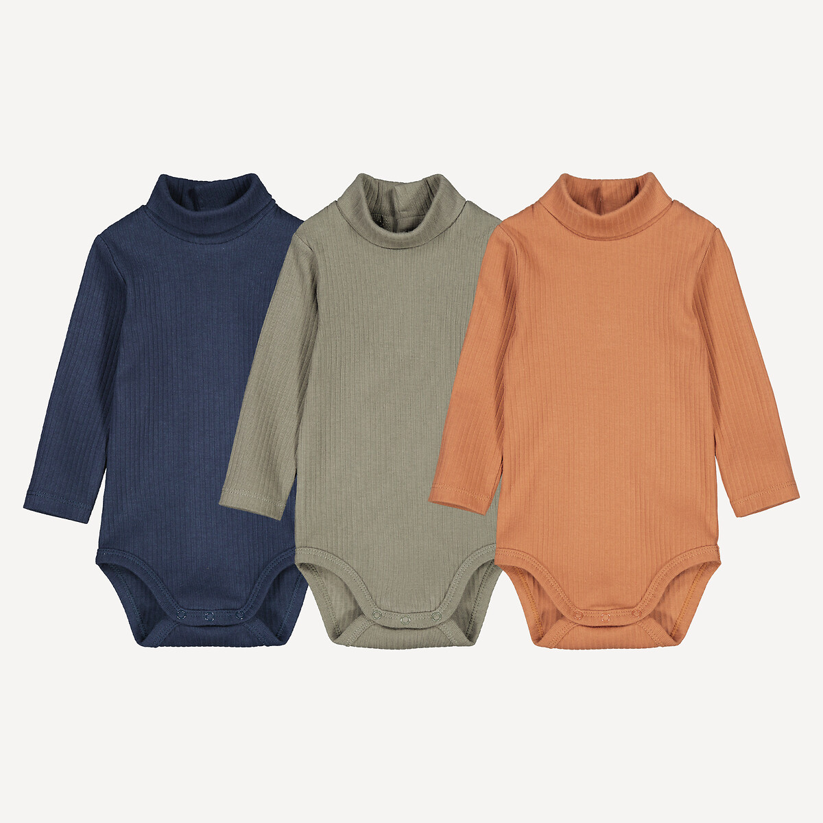 Σετ 3 κορμάκια με όρθιο λαιμό