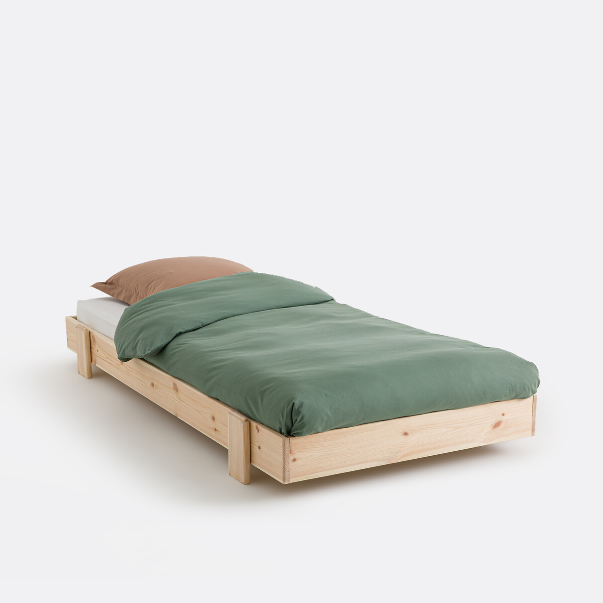 Στοιβαζόμενο κρεβάτι από μασίφ ξύλο πεύκου