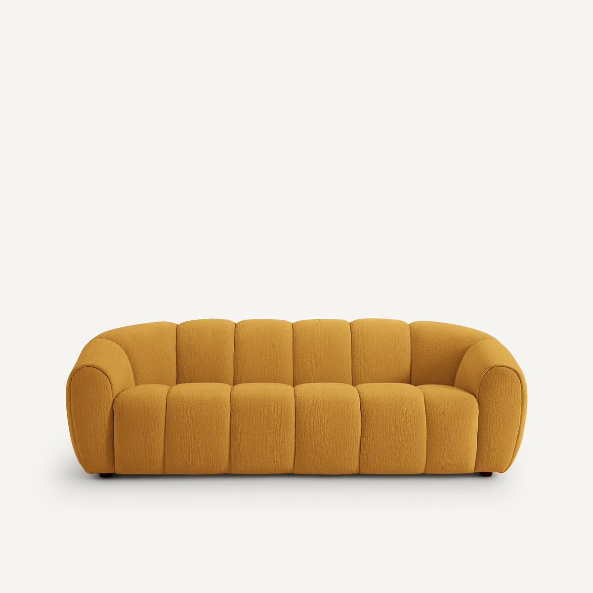 Τριθέσιος καναπές με κρεπ ταπετσαρία Μ101xΠ218xΥ71cm