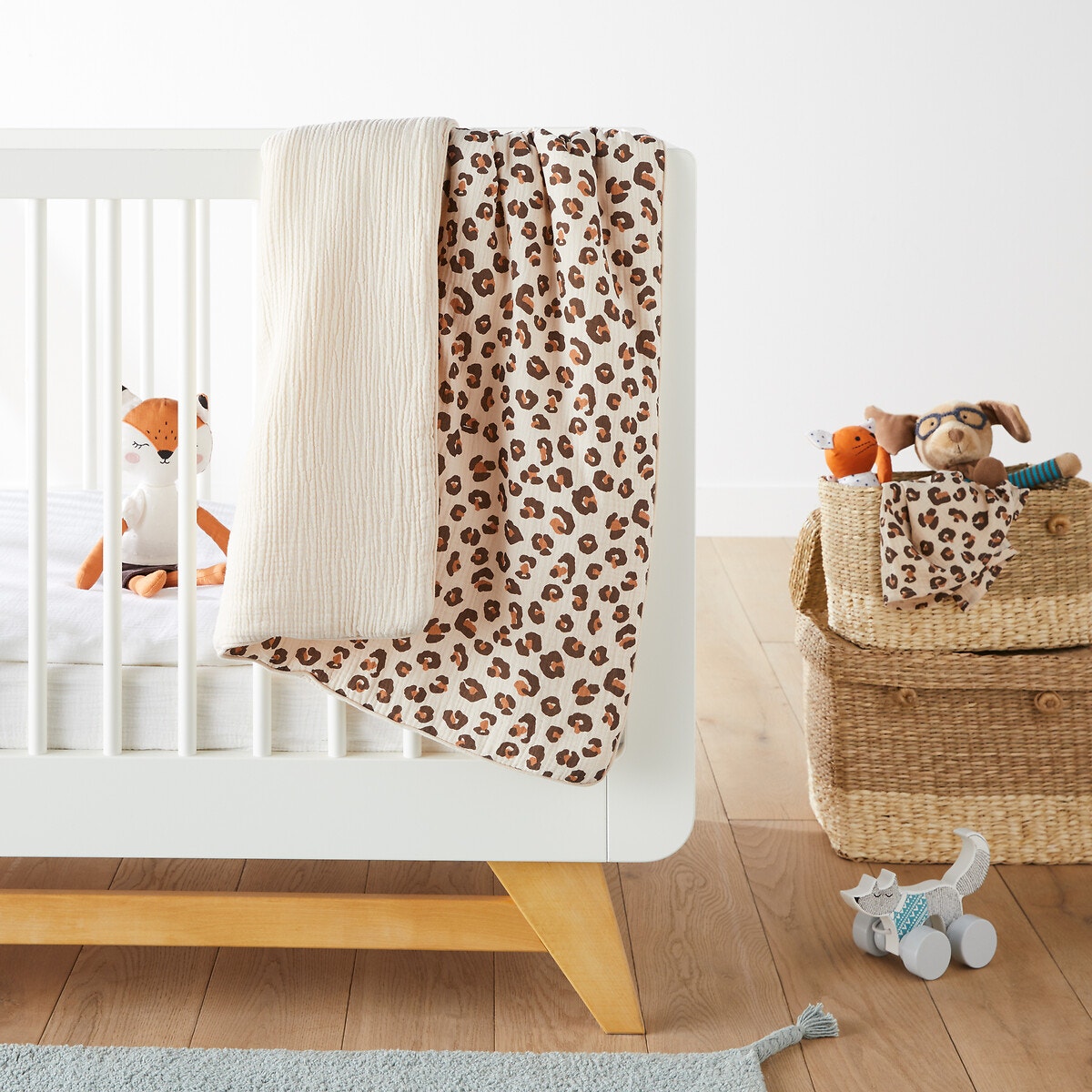 Παιδική κουβερτούλα από βαμβακερή γάζα 120x70 cm