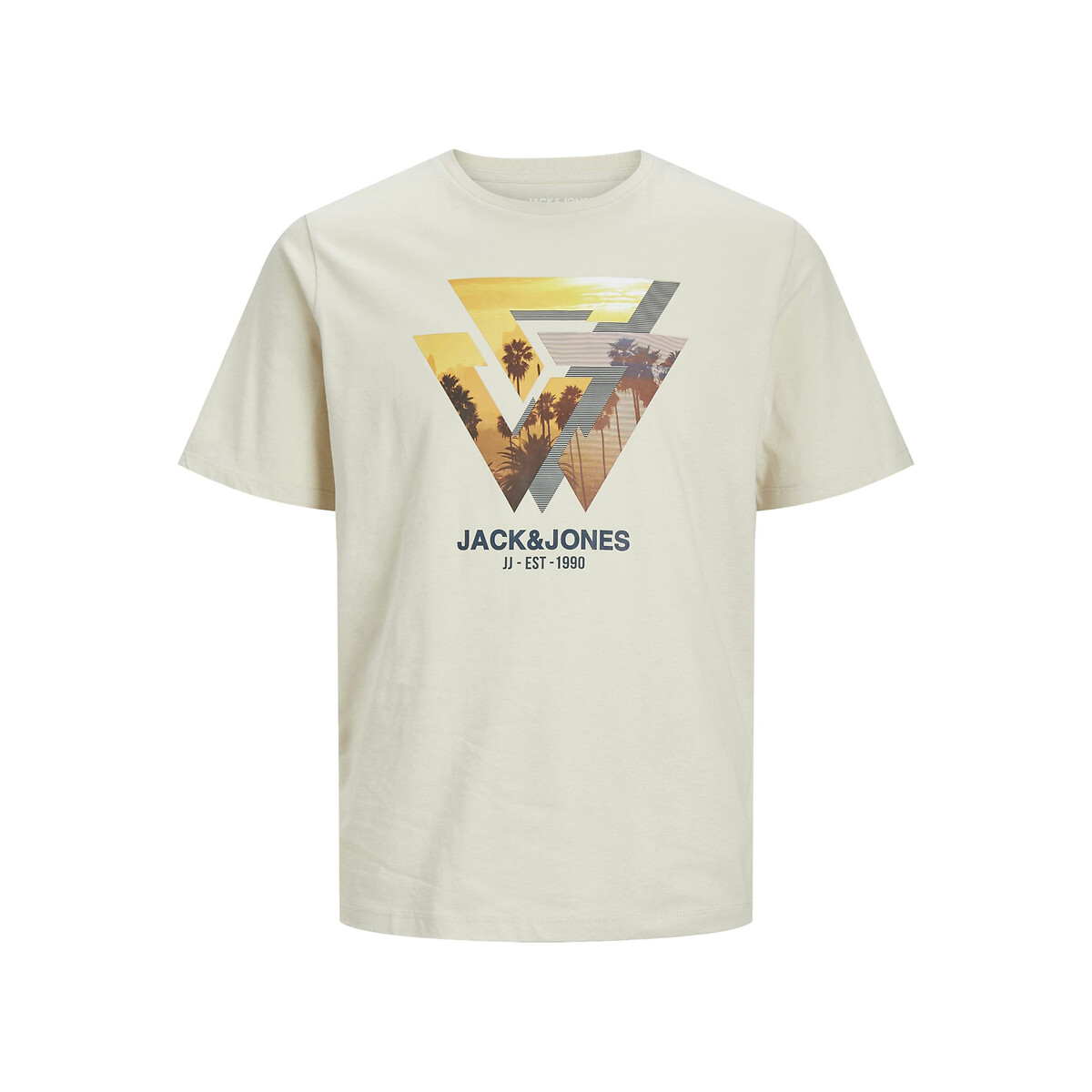 Κοντομάνικο T-shirt με στάμπα και λογότυπο