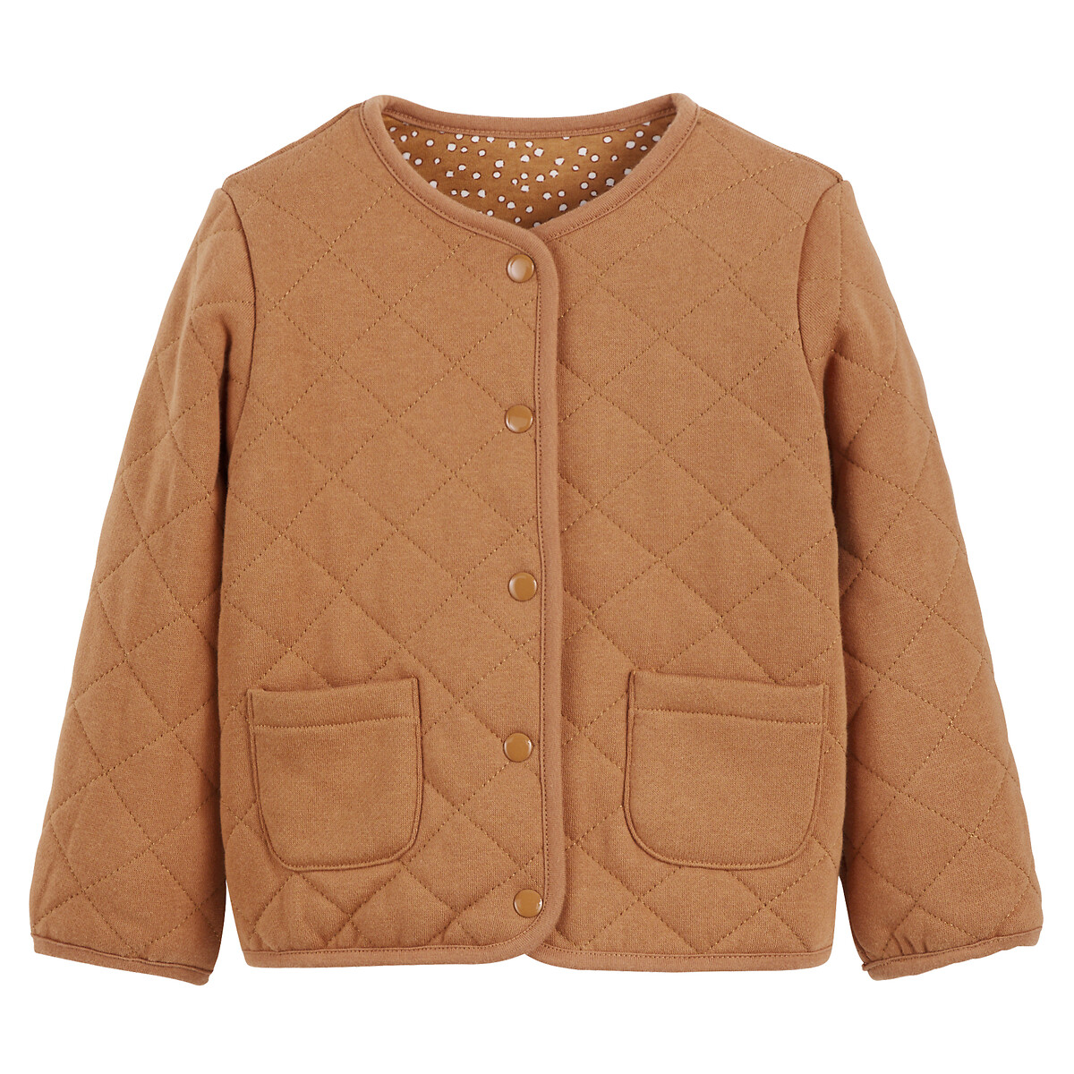 Καπιτονέ φούτερ από φανέλα διπλής όψης