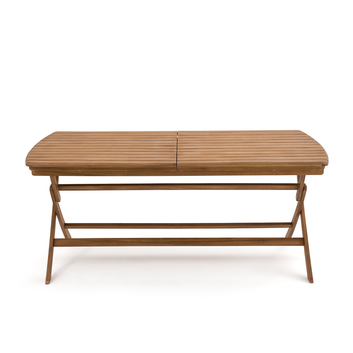 Πτυσσόμενο τραπέζι κήπου από ξύλο ακακίας Μ90xΠ240xΥ76cm