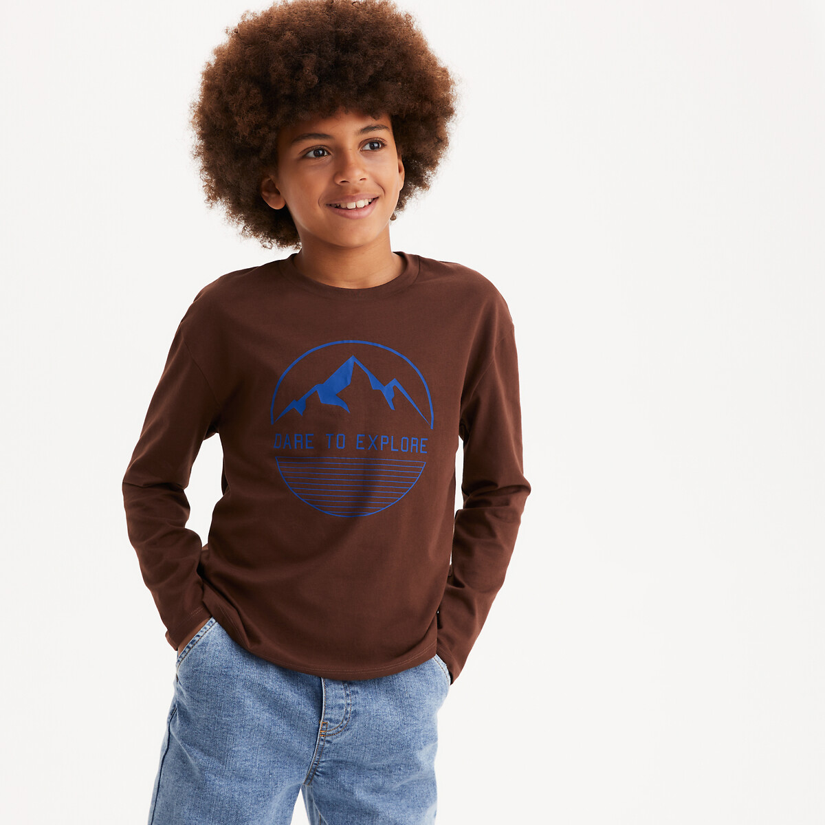 Μακρυμάνικη μπλούζα με μήνυμα