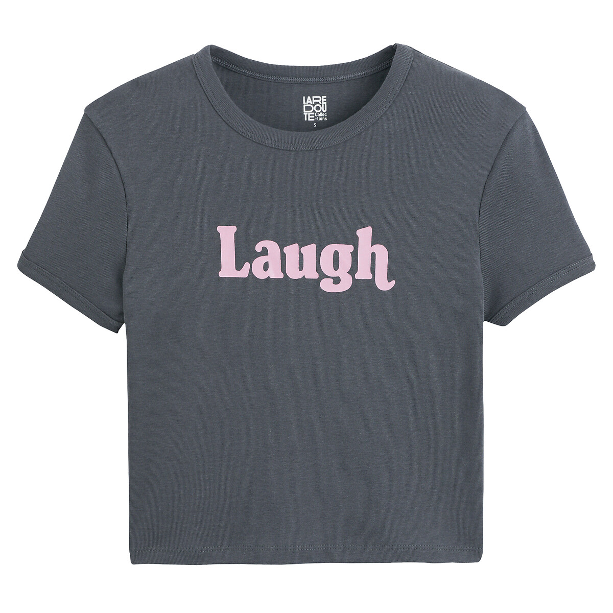 Κοντομάνικο T-shirt με μήνυμα