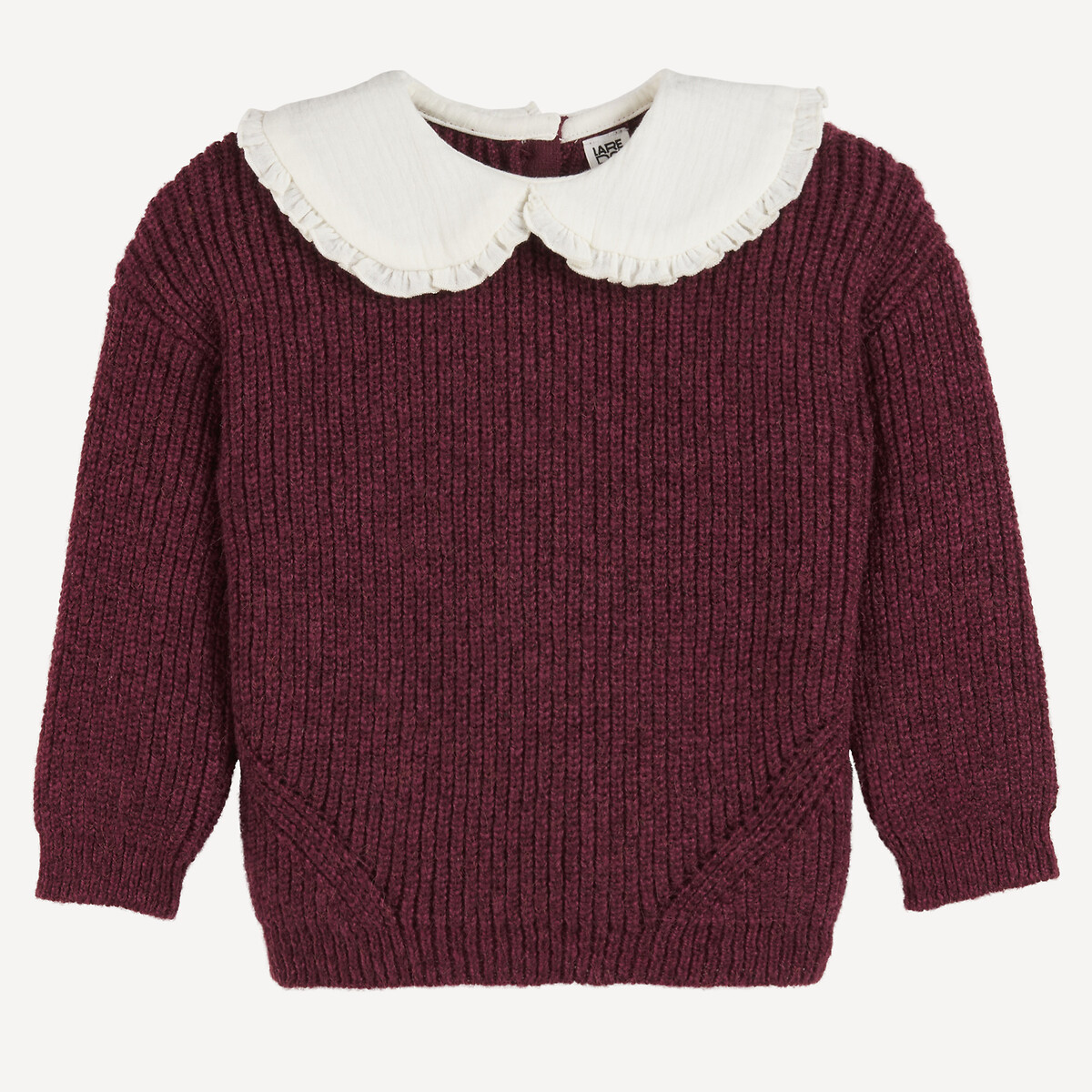 La Redoute Collections Λεπτό πλεκτό με στρογγυλό γιακά
