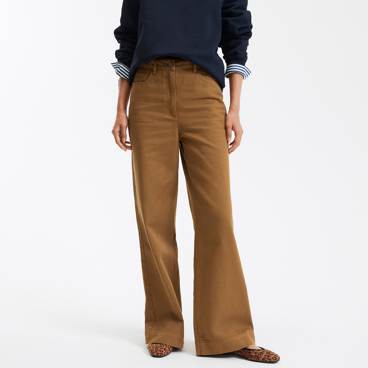 Φαρδύ ψηλόμεσο παντελόνι