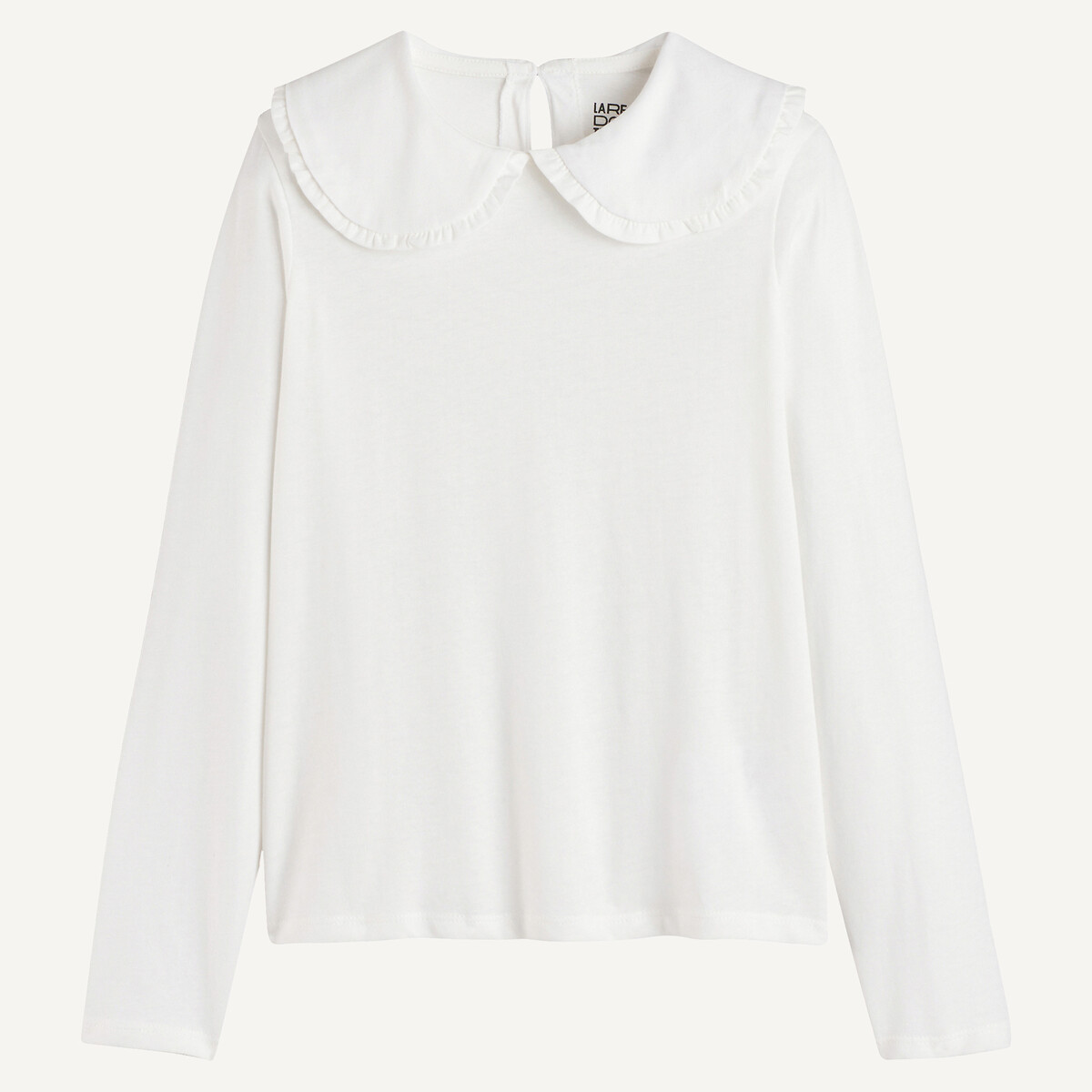 La Redoute Collections Μακρυμάνικη μπλούζα με στρογγυλό γιακά