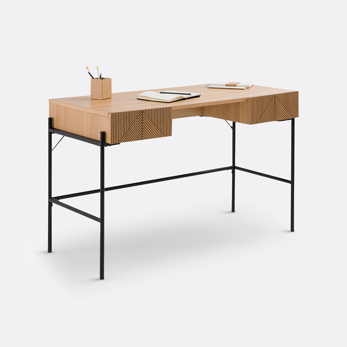 Γραφείο με 2 συρτάρια, Lodge