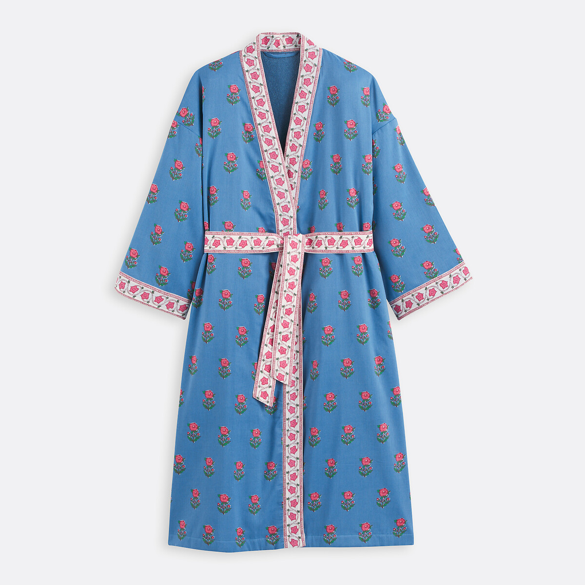 Εμπριμέ μπουρνούζι πετσετέ στο εσωτερικό 34/36