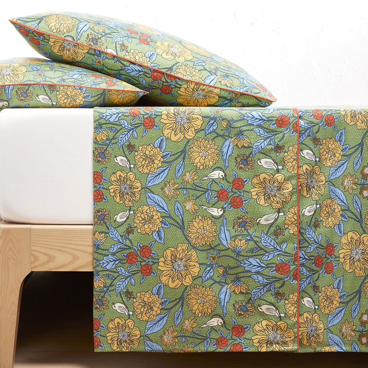 La Redoute Interieurs Σεντόνι από βαμβακερό σατέν 180x290 cm